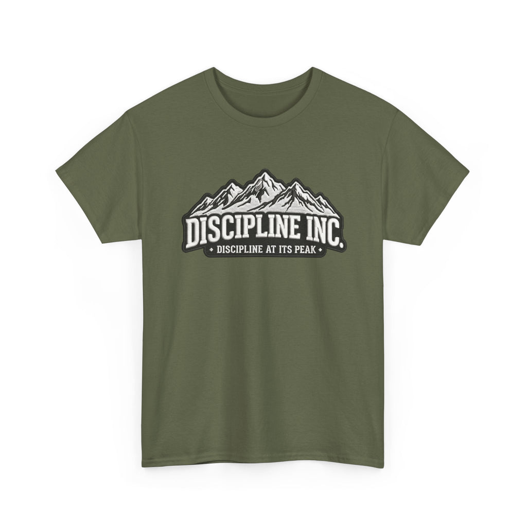 Discipline Inc. Peak T-Shirt – Discipline At Its Peak | Motivational Gym Shirt