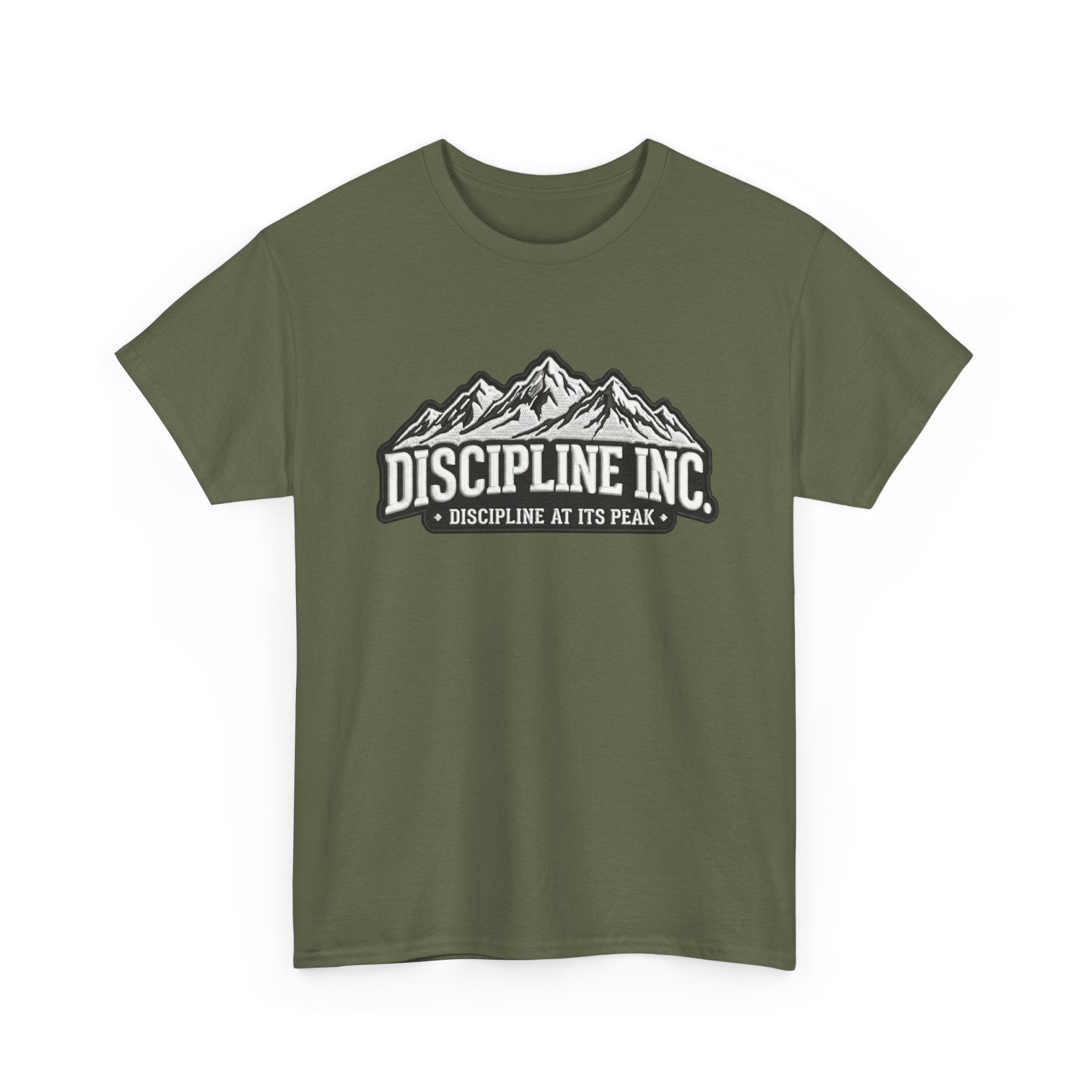 Discipline Inc. Peak T-Shirt – Discipline At Its Peak | Motivational Gym Shirt