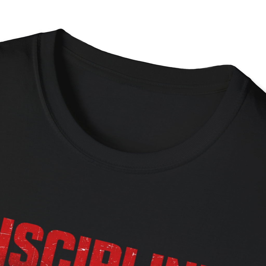 Discipline Before Glory T-Shirt – Motivational Gym Shirt, Fitness Mindset Tee, Workout ApparelU