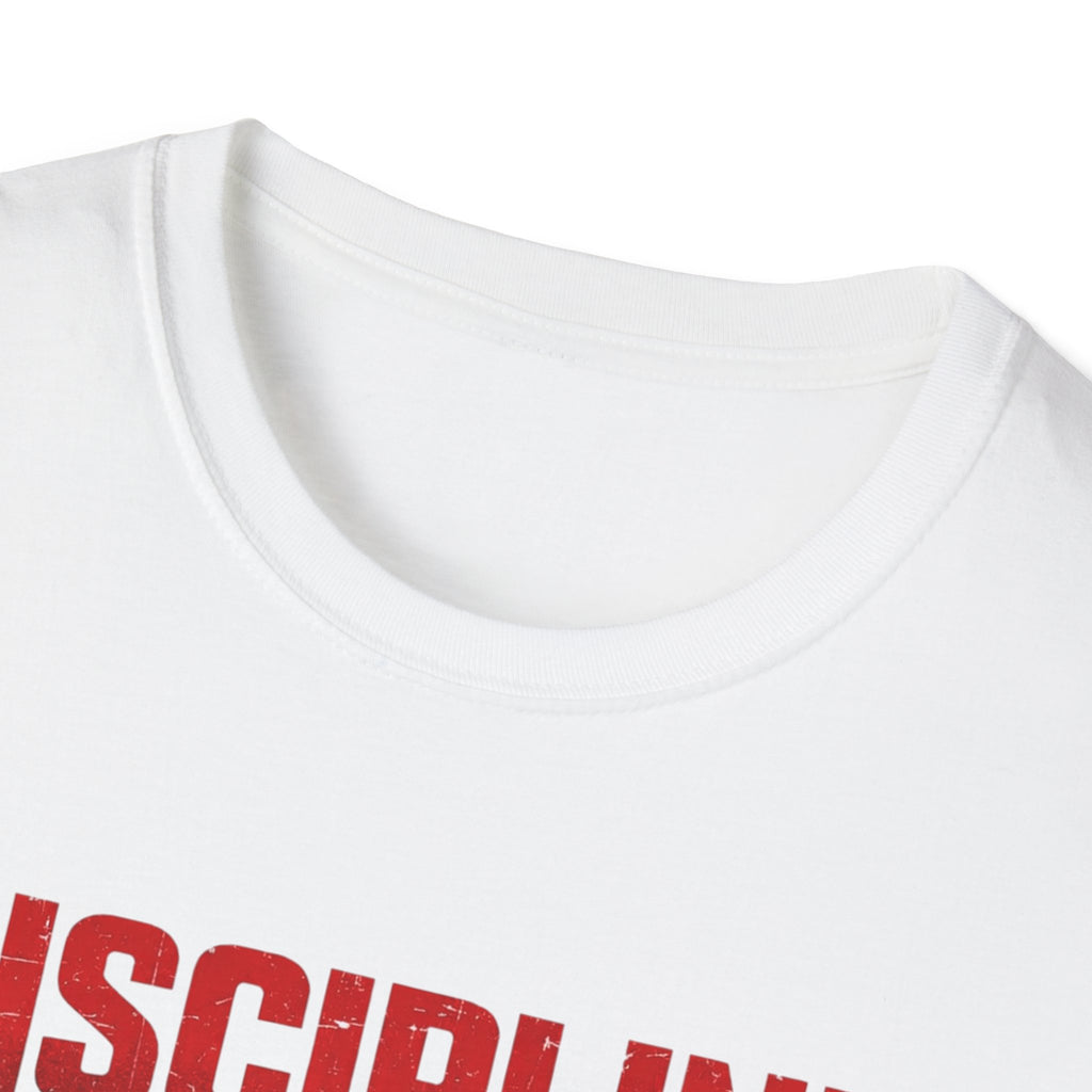 Discipline Before Glory T-Shirt – Motivational Gym Shirt, Fitness Mindset Tee, Workout ApparelU