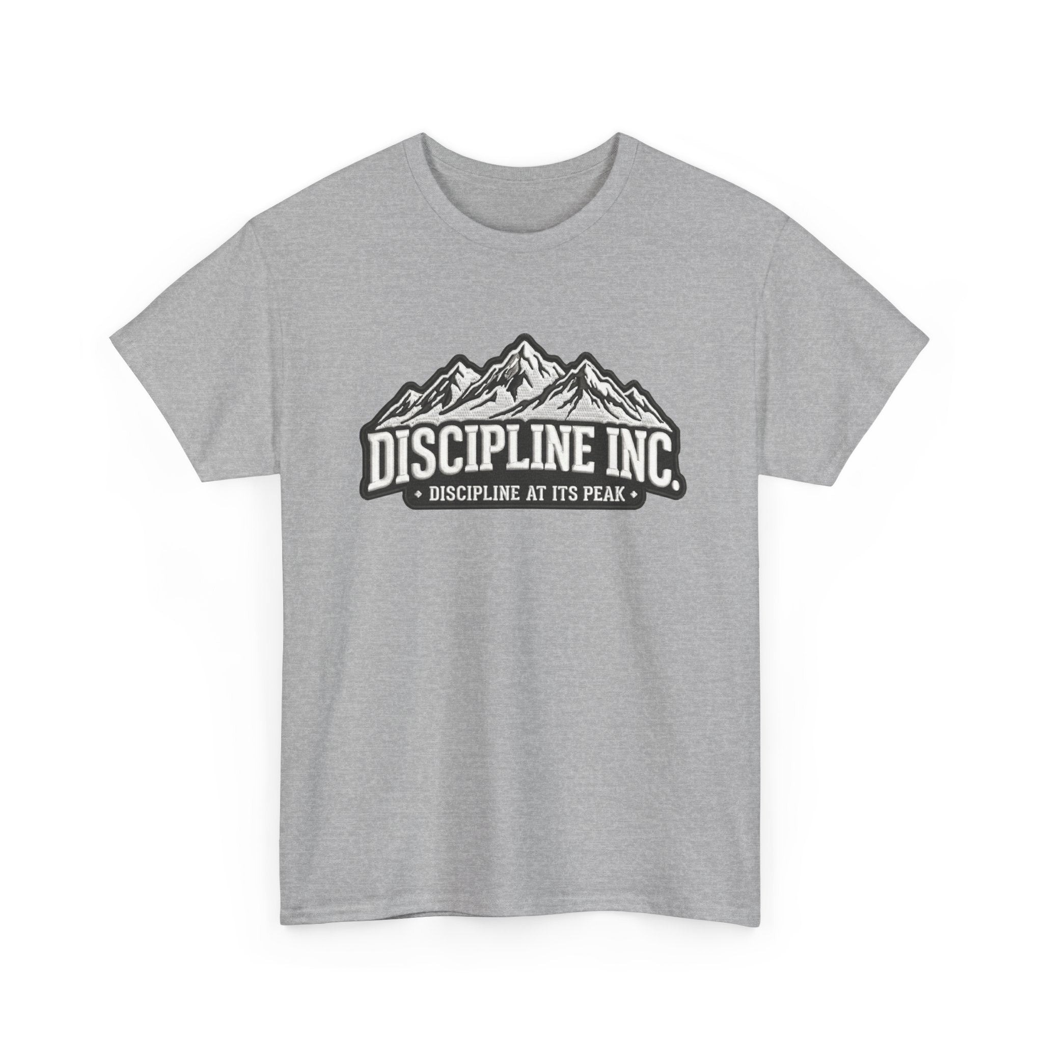 Discipline Inc. Peak T-Shirt – Discipline At Its Peak | Motivational Gym Shirt