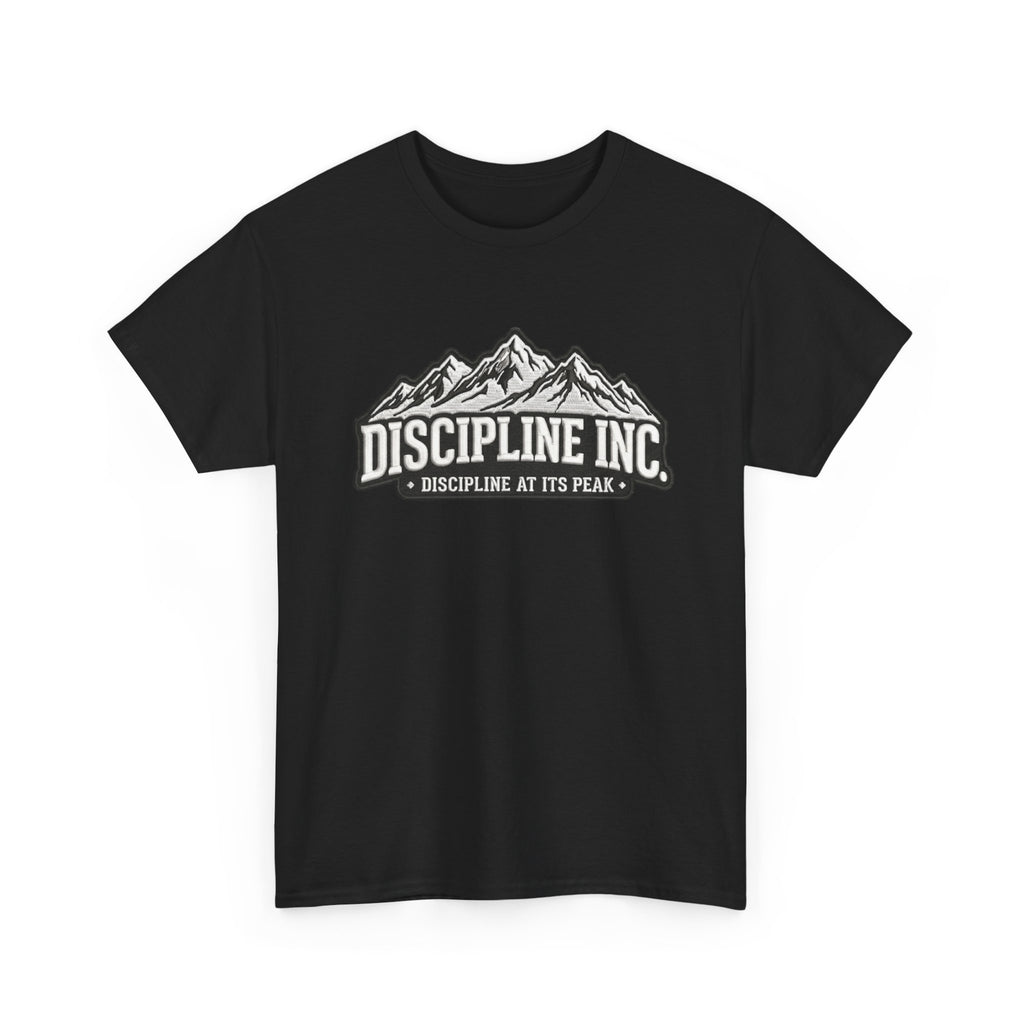 Discipline Inc. Peak T-Shirt – Discipline At Its Peak | Motivational Gym Shirt