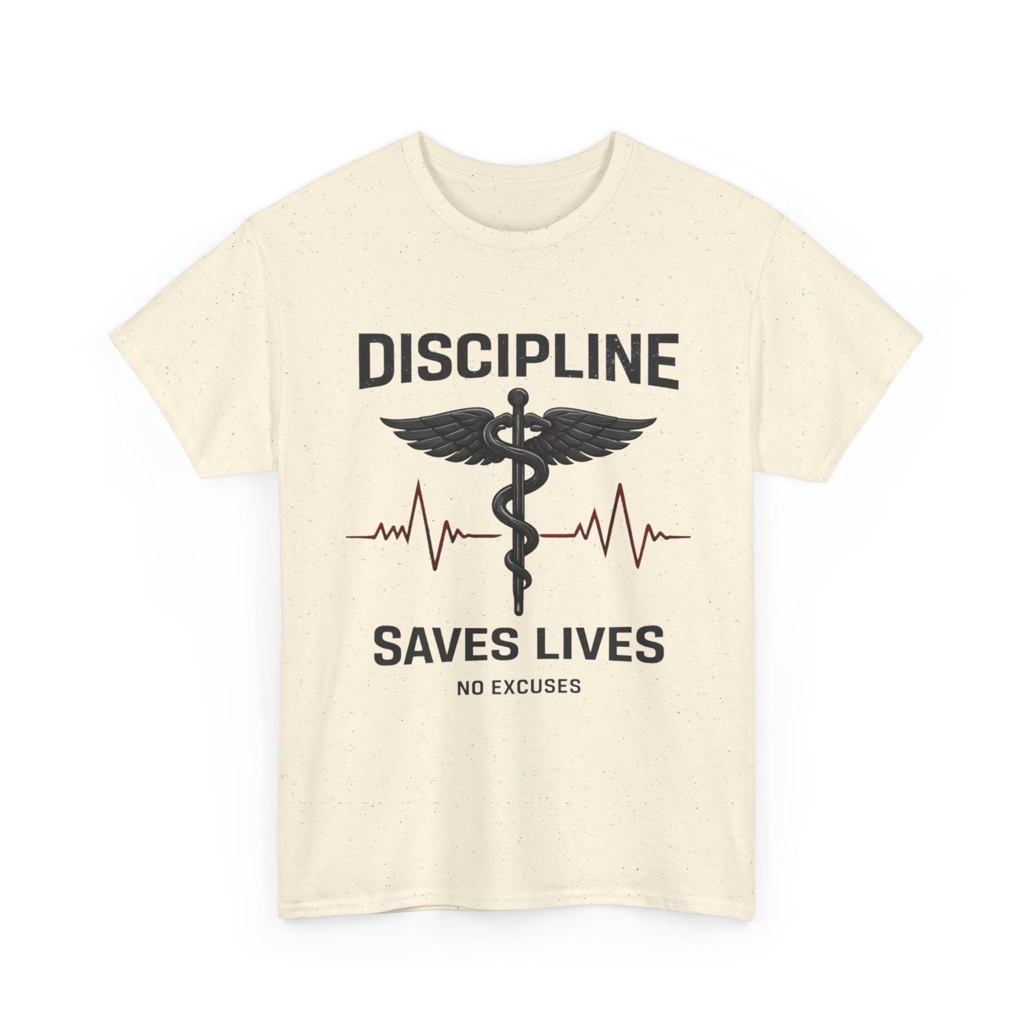 Discipline Saves Lives T-Shirt – Medical Motivation Graphic TeeU