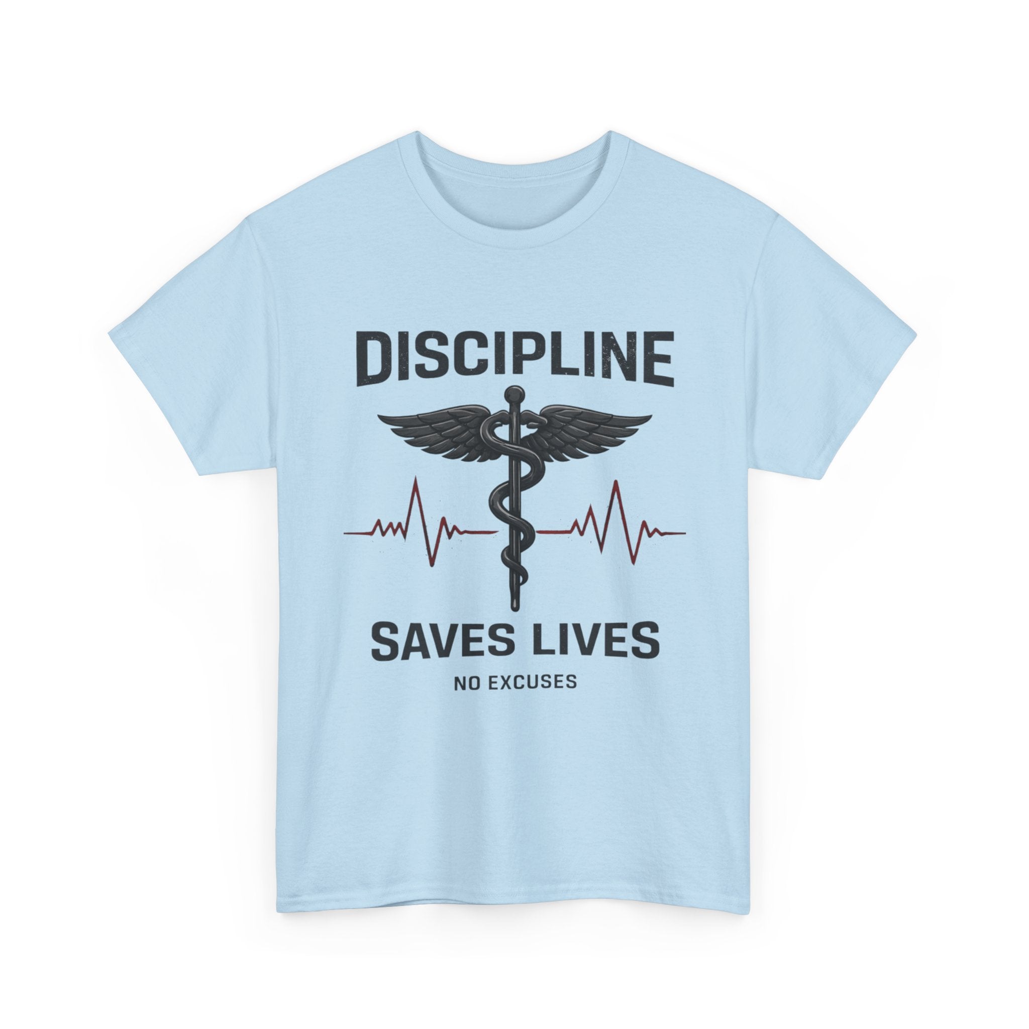 Discipline Saves Lives T-Shirt – Medical Motivation Graphic TeeU