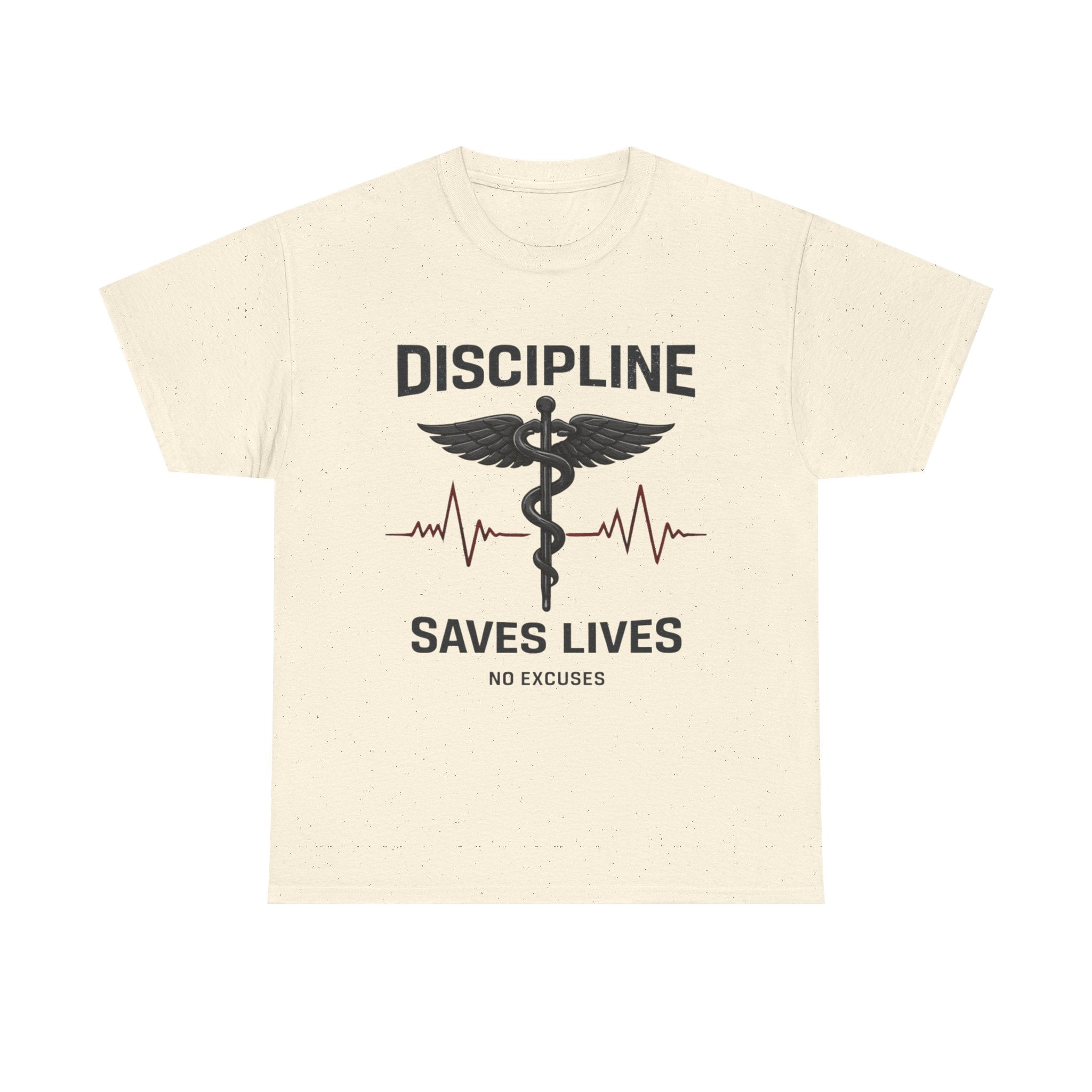 Discipline Saves Lives T-Shirt – Medical Motivation Graphic TeeU