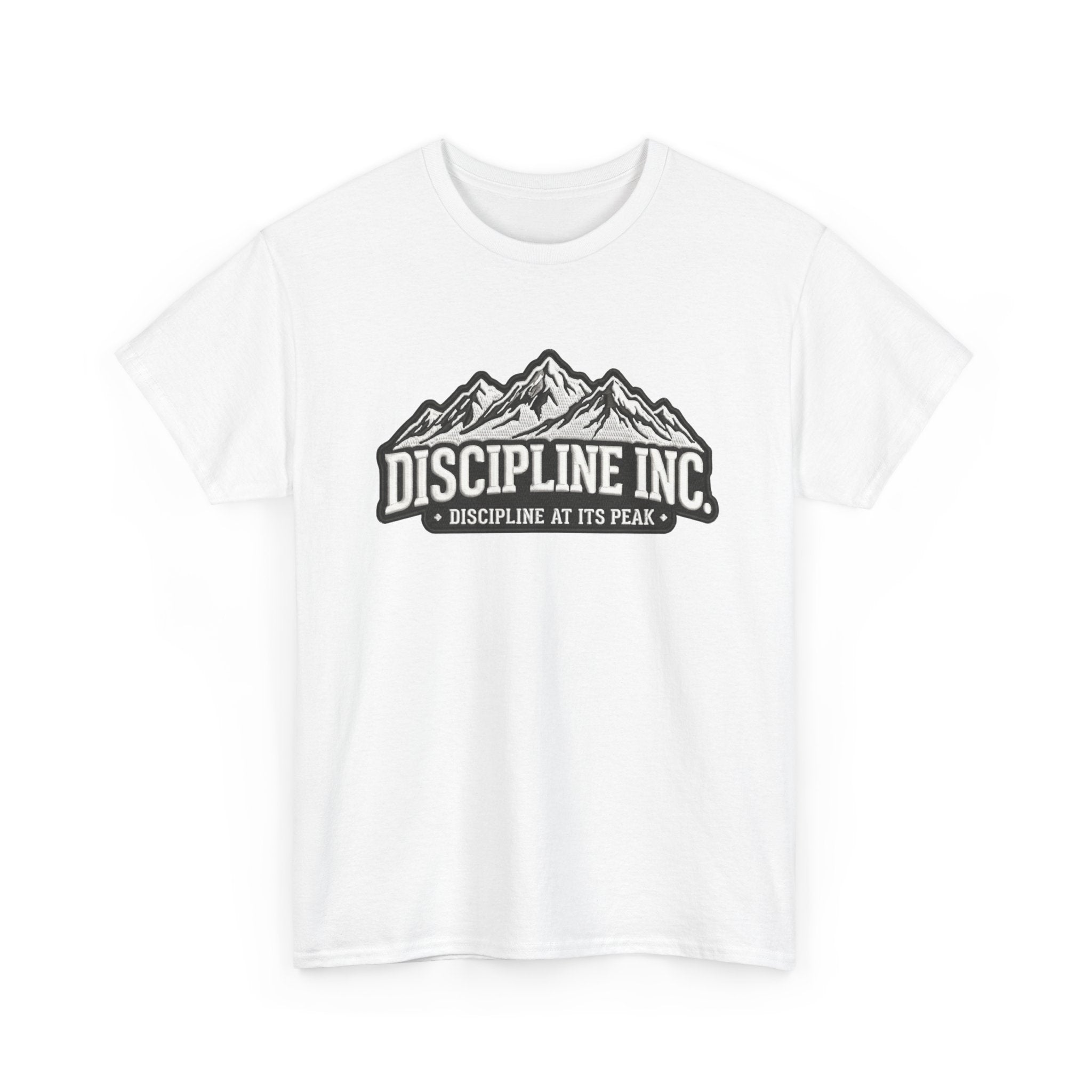 Discipline Inc. Peak T-Shirt – Discipline At Its Peak | Motivational Gym Shirt