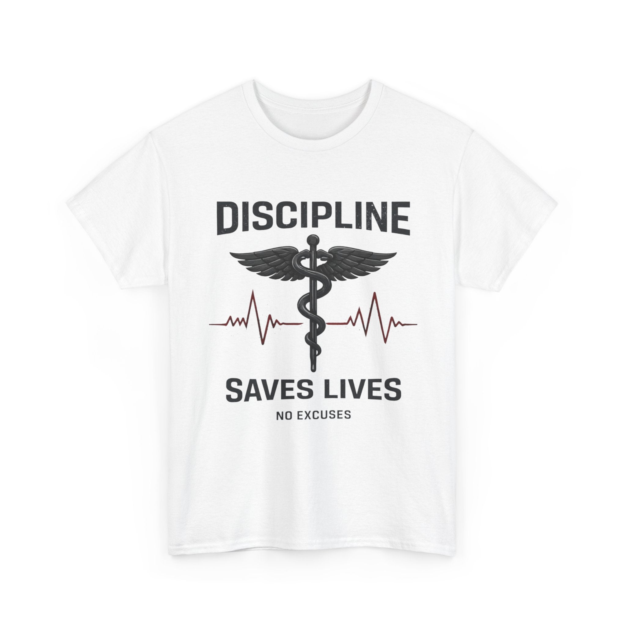 Discipline Saves Lives T-Shirt – Medical Motivation Graphic TeeU