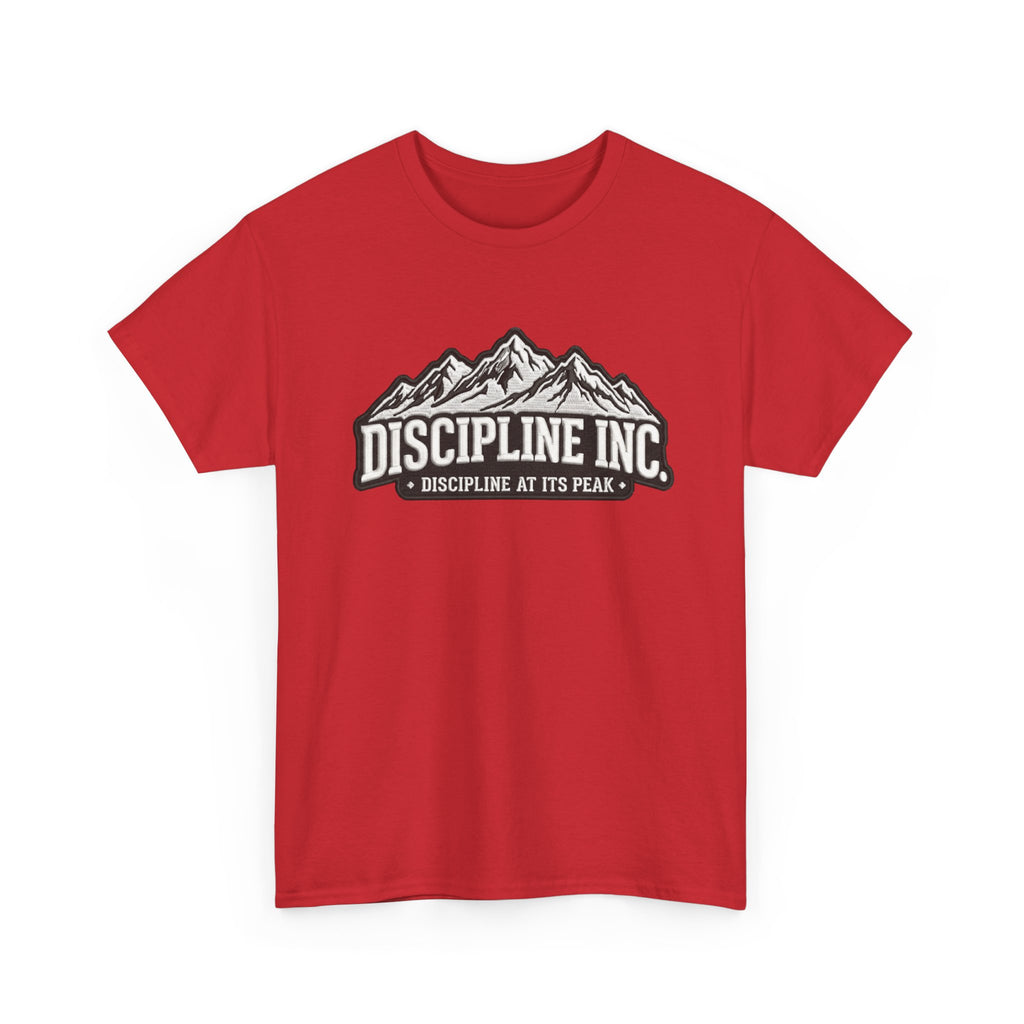 Discipline Inc. Peak T-Shirt – Discipline At Its Peak | Motivational Gym Shirt