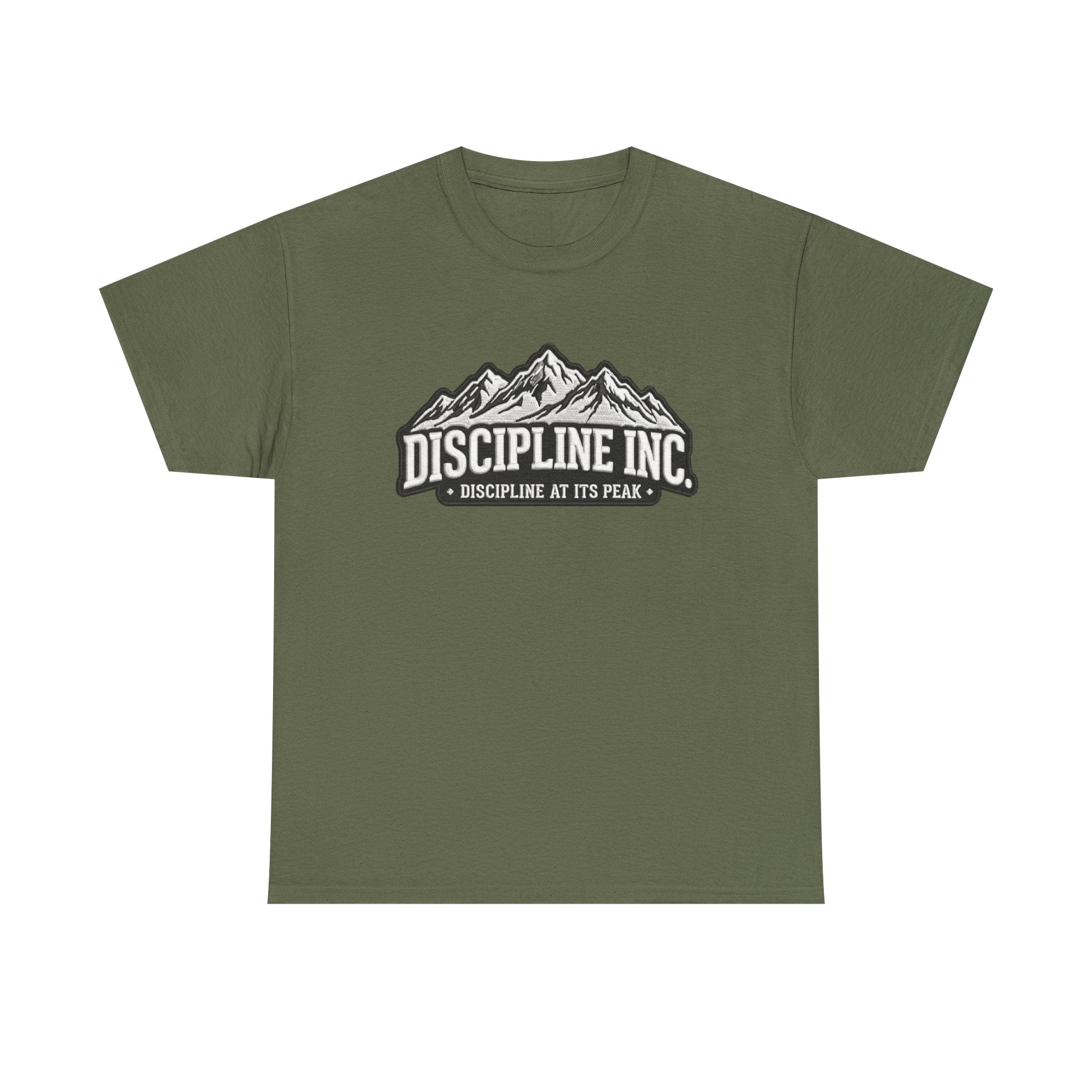 Discipline Inc. Peak T-Shirt – Discipline At Its Peak | Motivational Gym Shirt