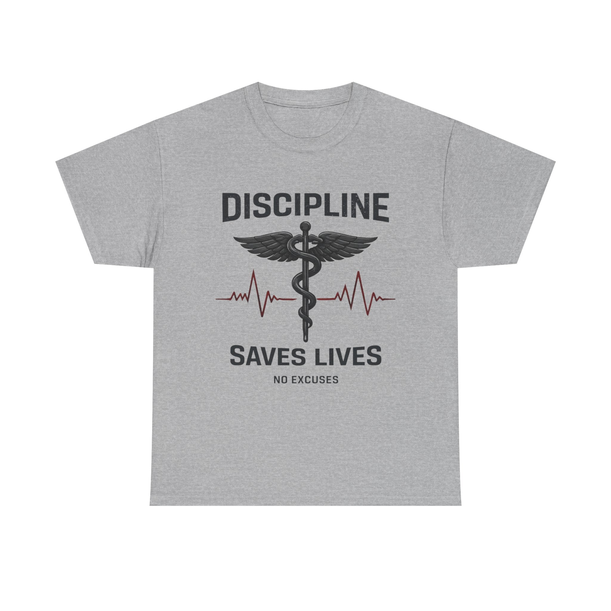 Discipline Saves Lives T-Shirt – Medical Motivation Graphic TeeU