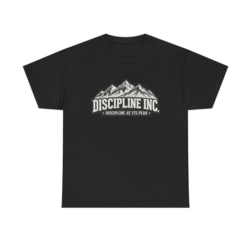 Discipline Inc. Peak T-Shirt – Discipline At Its Peak | Motivational Gym Shirt
