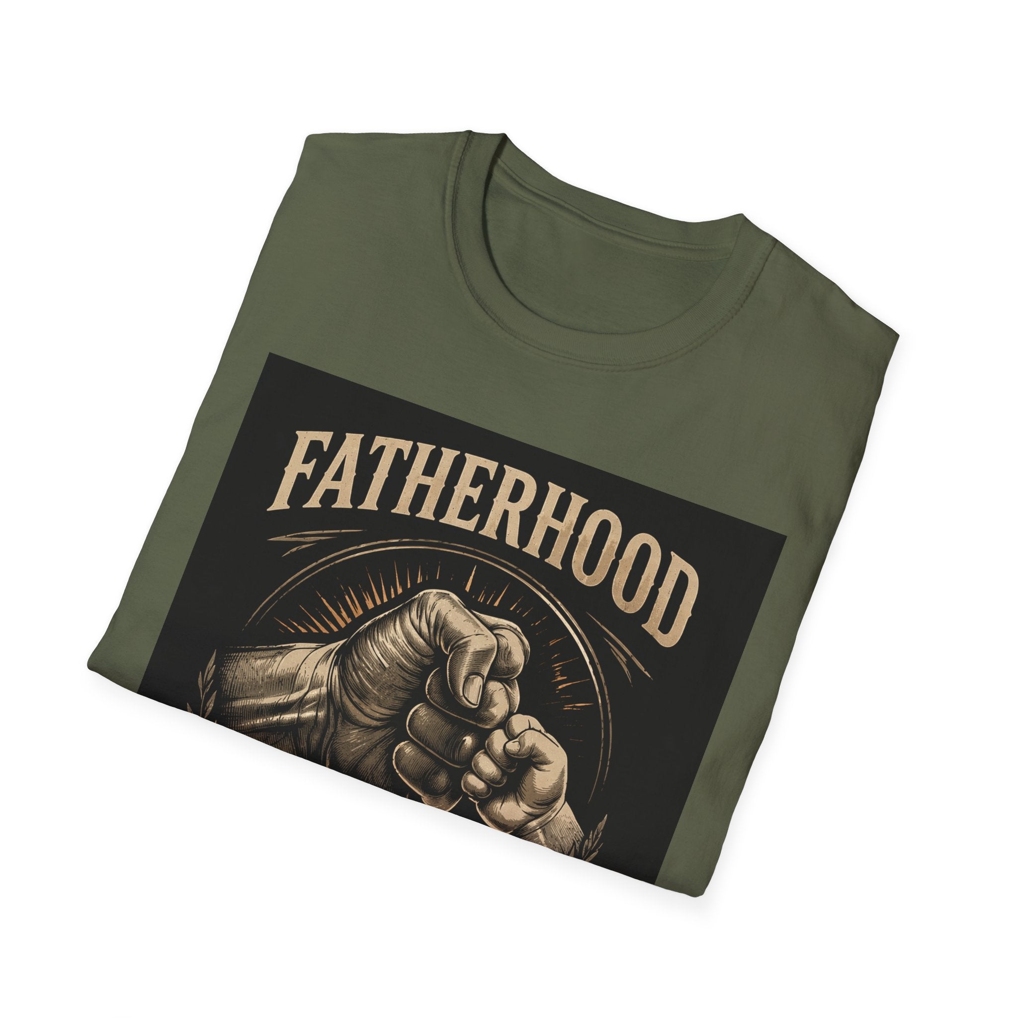 Fatherhood Built on Love T-Shirt – Est. For a Lifetime | Softstyle Dad Shirt Gift