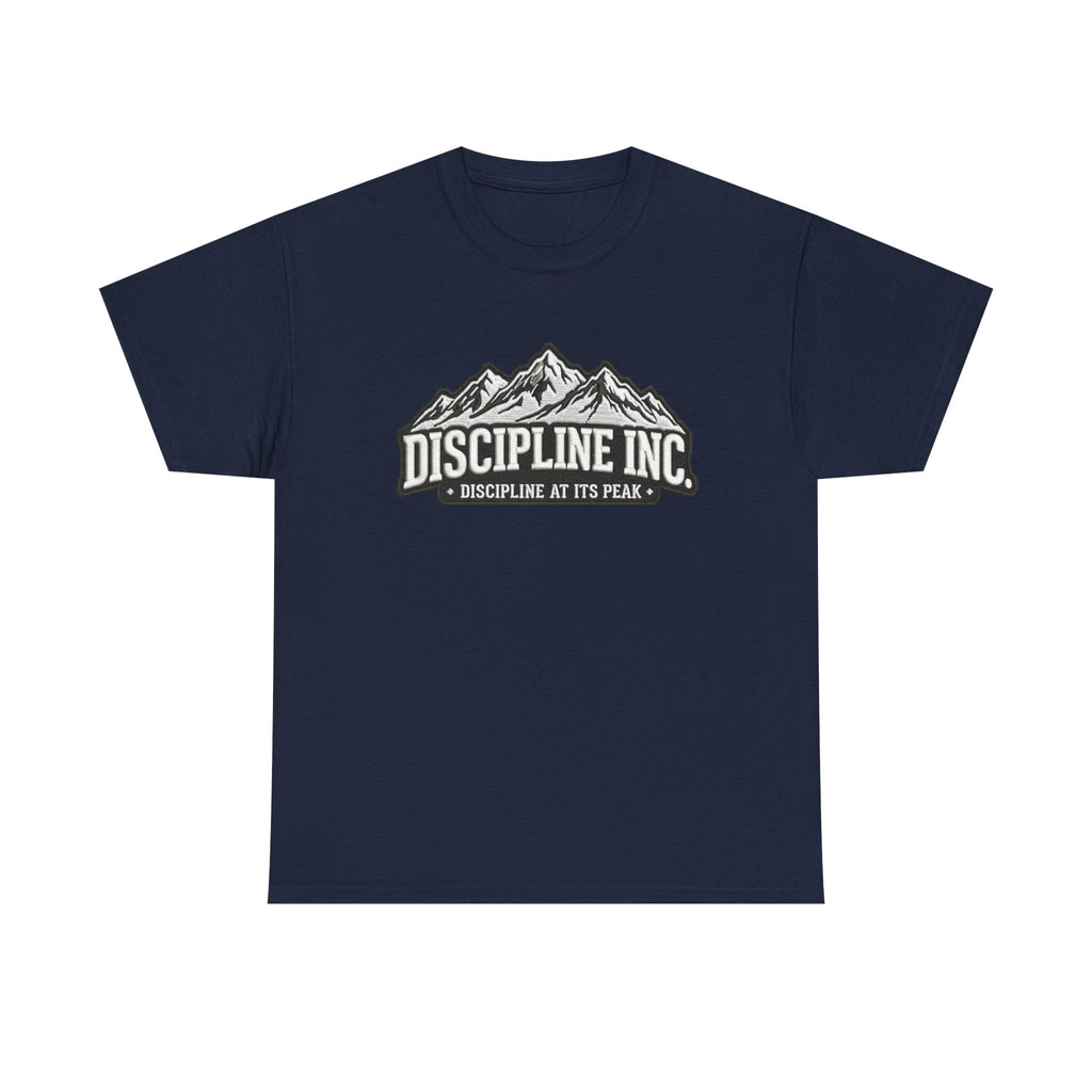 Discipline Inc. Peak T-Shirt – Discipline At Its Peak | Motivational Gym Shirt