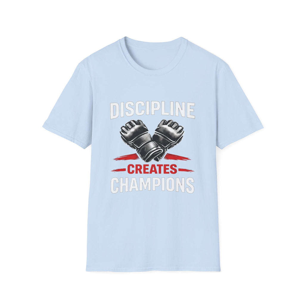 Discipline Creates Champions T-Shirt – Motivational Gym Shirt | Fitness Mindset TeeU