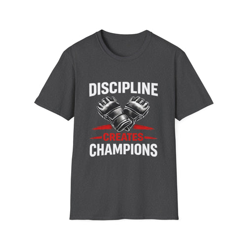 Discipline Creates Champions T-Shirt – Motivational Gym Shirt | Fitness Mindset TeeU