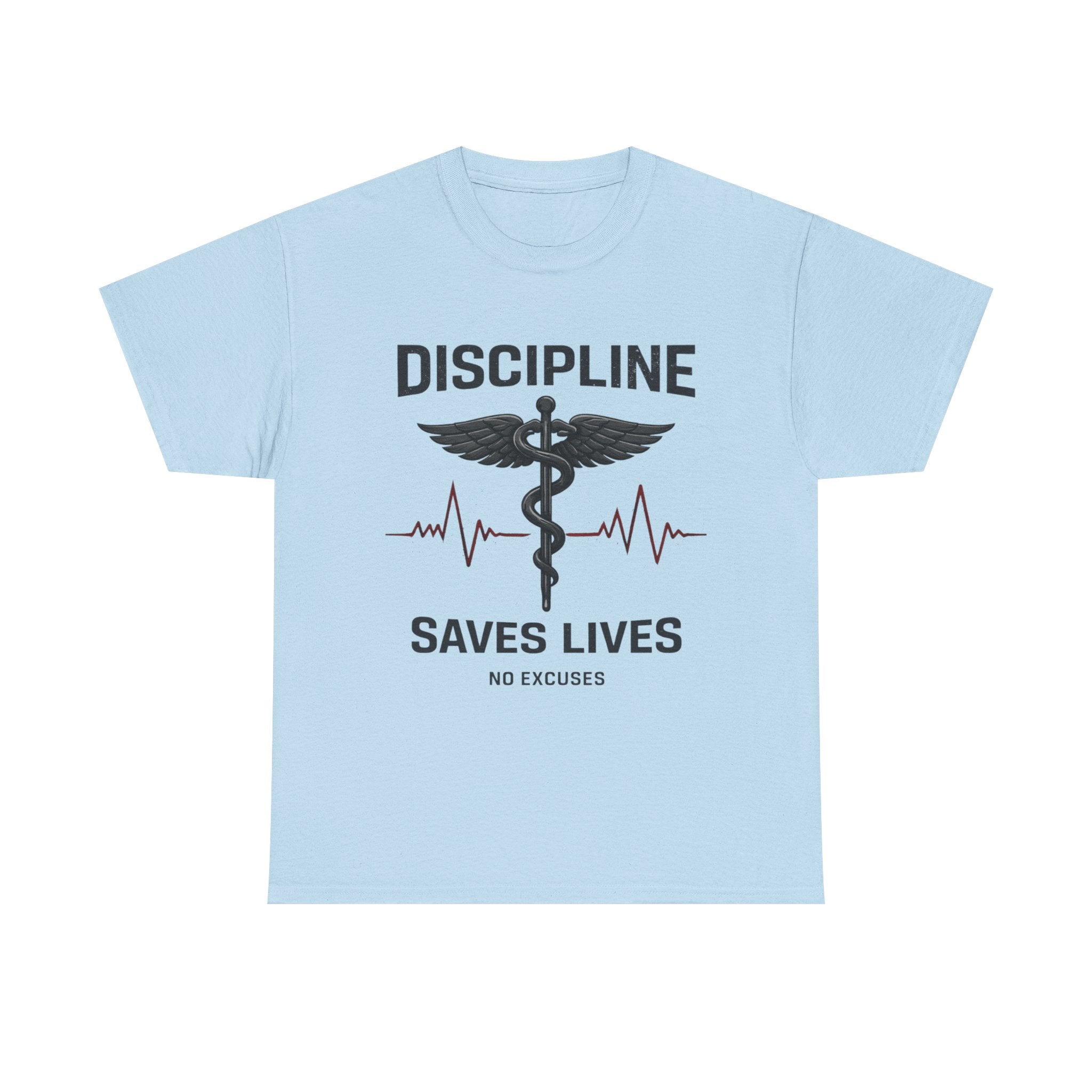 Discipline Saves Lives T-Shirt – Medical Motivation Graphic TeeU